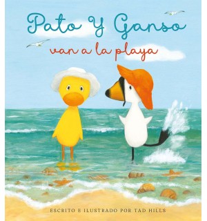 Pato y ganso van a la playa